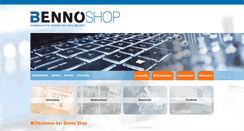 Desktop Screenshot of benno-shop.ch