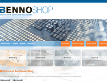 Tablet Screenshot of benno-shop.ch