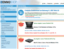 Tablet Screenshot of benno-shop.com